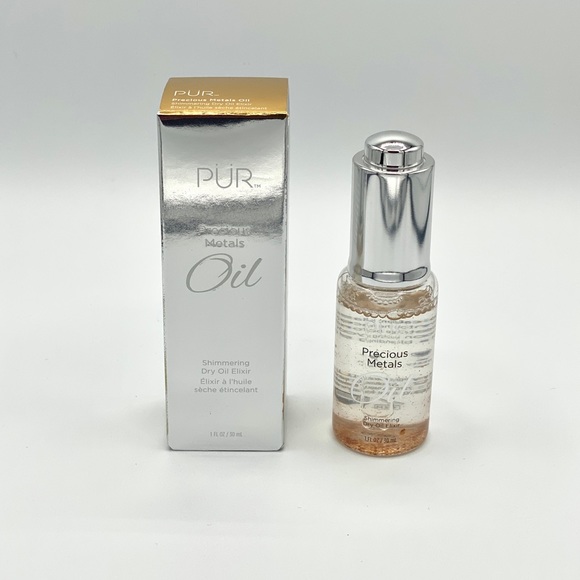 PUR, Precious Metals Oil Shimmering Dry Oil Elixir BNIB Full Size New - Picture 2 of 8